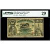 Image 1 : CHILE, Santiago, Banco Crédito Unido, 10 pesos, 1-4-1895, serial 74017, rare, PMG VF 20, finest and 