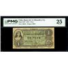 Image 1 : CHILE, Valparaiso, Banco de A. Edwards y Ca., 1 peso, 1-7-1879, series C, serial 86474, PMG VF 25, f