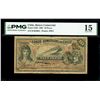 Image 1 : CHILE, Valparaiso, Banco Comercial, 10 pesos, 8-6-1893, serial 064804, PMG Choice F 15, finest and o