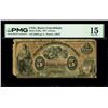 Image 1 : CHILE, Valparaiso, Banco Consolidado, 5 pesos, 3-1-1877, serial 23055, rare, PMG Choice F 15, finest