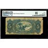 Image 2 : CHILE, Valparaiso, Banco Consolidado, 5 pesos, 3-1-1877, serial 23055, rare, PMG Choice F 15, finest