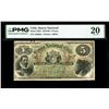 Image 1 : CHILE, Valparaiso, Banco Nacional, 5 pesos, 3-1-1888, serial C00824, very rare, PMG VF 20, finest an