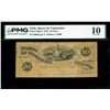 Image 1 : CHILE, Valparaiso, Banco de Valparaiso, 10 pesos, 3-1-1876, serial 09053, rare, PMG VG 10, finest an