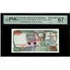 Image 1 : COLOMBIA, Banco de la República, 200 pesos oro specimen, 20-7-1978, PMG Superb Gem UNC 67 EPQ.
