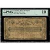 Image 1 : COLOMBIA, Bogotá, Banco de Bogotá, 1 peso, 1-5-1873, series E, serial 44285, unique, PMG VG 10, fine