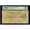 Image 1 : COLOMBIA, Medellín, Agencia Bancaria, 50 pesos, 29-3-1898, serial 79, unique, PMG VF 30, finest and 