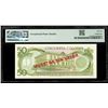 Image 2 : COSTA RICA, San José, Banco Central, 50 colones specimen, no date (1991-93),  series E, PMG Gem UNC 