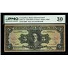 Image 1 : COSTA RICA, San José, Banco Internacional, 5 colones, 9-10-1918, series B, serial 52659, black overp
