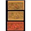 Image 2 : MEXICO, (Mexico City), Gobierno Provisional, lot of three 5 centavos, no date (1914).