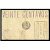Image 2 : MEXICO, Pachuca, Hacienda Purísima Grande y Minas Guadalupe y Anexas de Pachuca, 20 centavos, 10-7-1