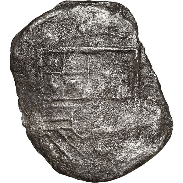 MEXICO, Mexico City, cob 8 reales, Philip III, assayer not visible (F).