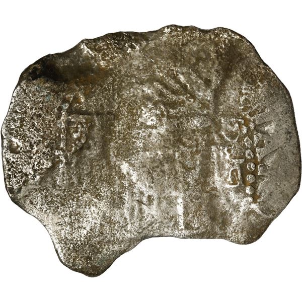 BOLIVIA, Potosí, cob 8 reales, Philip III, assayer Q, Grade 4.