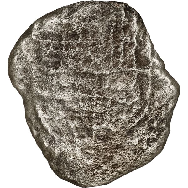 BOLIVIA, Potosí, cob 8 reales, Philip III, assayer not visible, quadrants of cross transposed, Grade