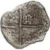 Image 2 : BOLIVIA, Potosí, cob 8 reales, Philip III, assayer not visible, quadrants of cross transposed, Grade