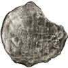 Image 1 : BOLIVIA, Potosí, cob 8 reales, Philip III, assayer not visible, Grade 4.
