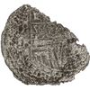 Image 1 : BOLIVIA, Potosí, cob 2 reales, Philip II, assayer B (2nd period), Grade 4.