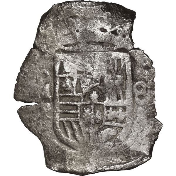 MEXICO, Mexico City, cob 8 reales, Philip IV, assayer P.