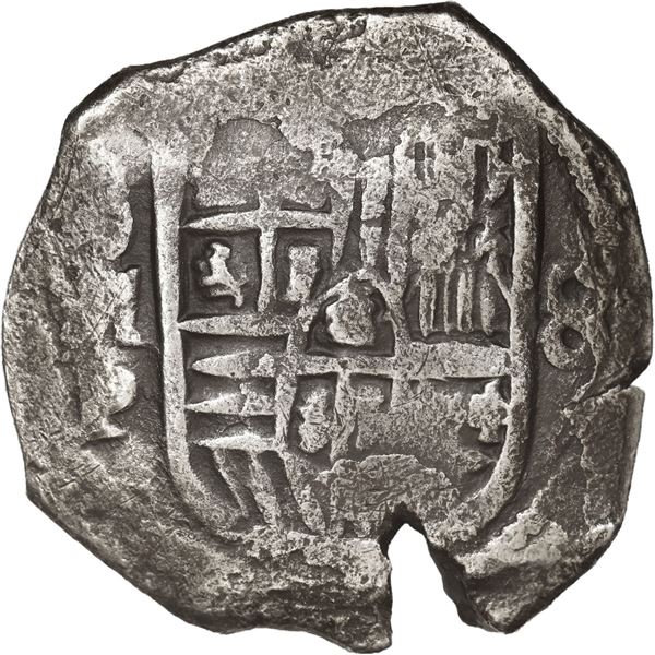 MEXICO, Mexico City, cob 8 reales, Philip IV, assayer P.