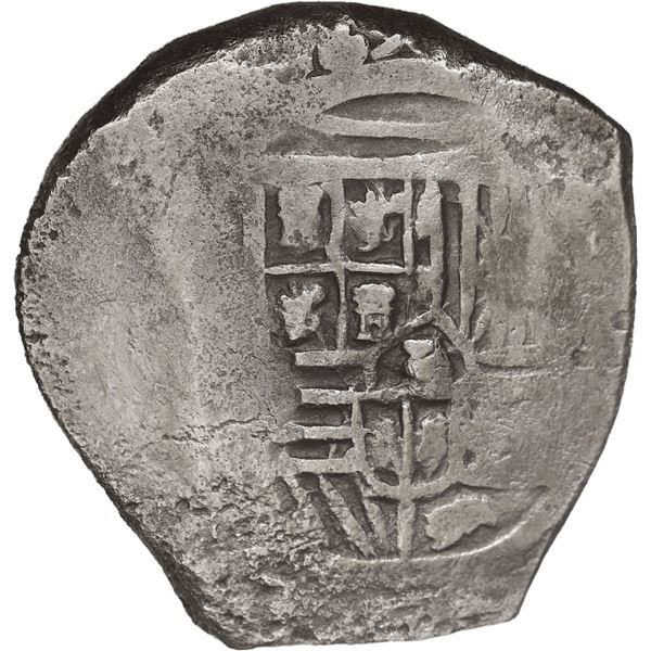 MEXICO, Mexico City, cob 8 reales, Philip IV, assayer not visible (P).