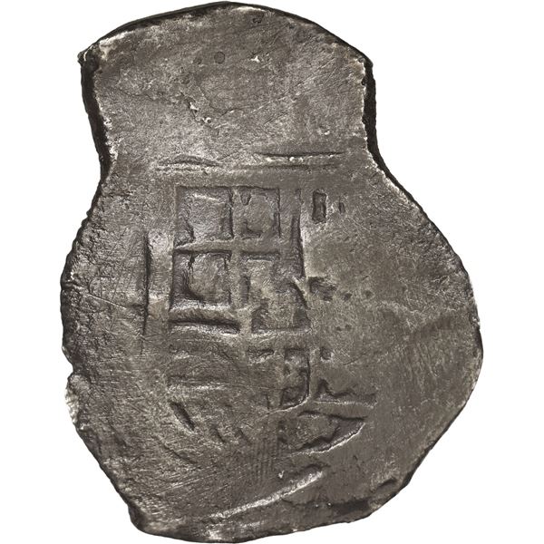 MEXICO, Mexico City, cob 8 reales, Philip IV, assayer P.