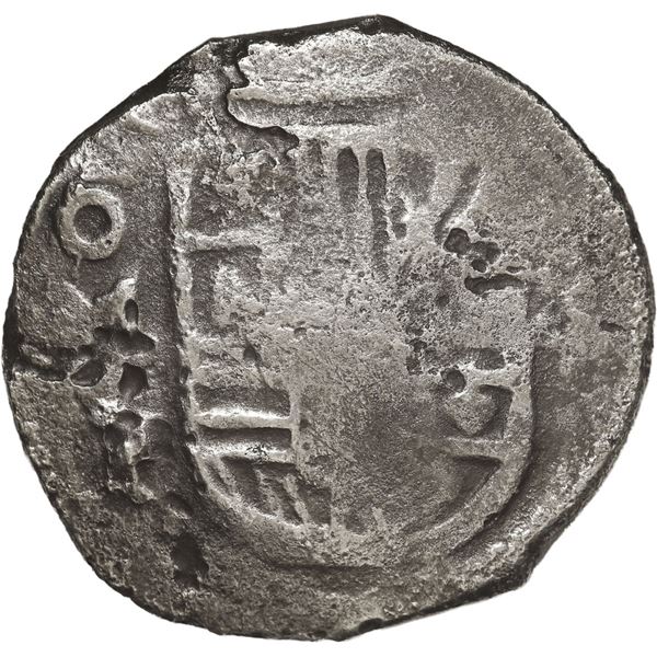 MEXICO, Mexico City, cob 4 reales, Philip IV, assayer P.