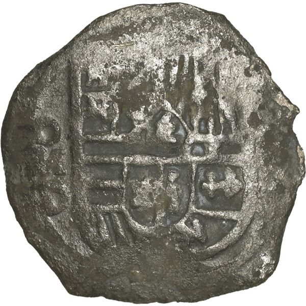 MEXICO, Mexico City, cob 2 reales, Philip IV, assayer D.