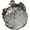Image 1 : MEXICO, Mexico City, clump of two cob 8 reales, Philip IV, assayers not visible.