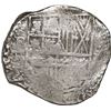 Image 1 : BOLIVIA, Potosí, cob 8 reales, Philip IV, assayer TR (mid- to late 1630s).