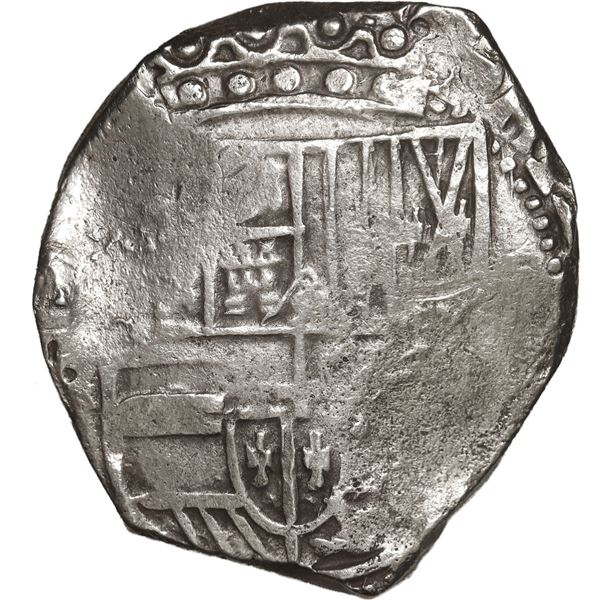 BOLIVIA, Potosí, cob 8 reales, Philip IV, assayer not visible (mid- to late 1630s).
