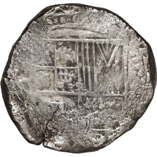 BOLIVIA, Potosí, cob 8 reales, Philip IV, assayer not visible (mid- to late 1630s).