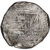 Image 1 : BOLIVIA, Potosí, cob 8 reales, Philip IV, assayer not visible (mid- to late 1630s).