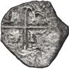 Image 2 : BOLIVIA, Potosí, cob 2 reales, Philip III or IV, assayer not visible.
