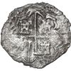 Image 2 : BOLIVIA, Potosí, cob 2 reales, Philip III or IV, assayer not visible.
