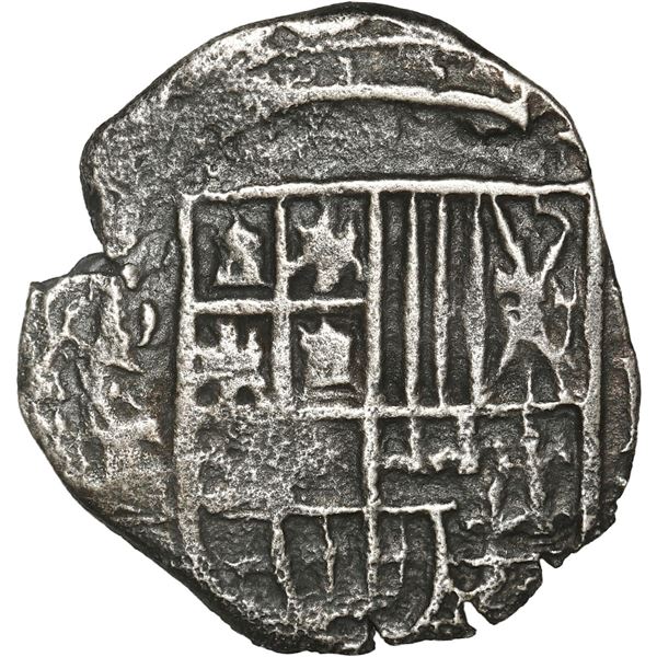 BOLIVIA, Potosí, cob 1 real, Philip IV, assayer T (late 1640s), ex-Mastalir.