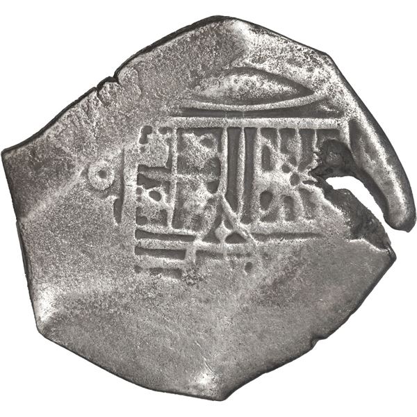 MEXICO, Mexico City, cob 4 reales, Charles II, assayer not visible.