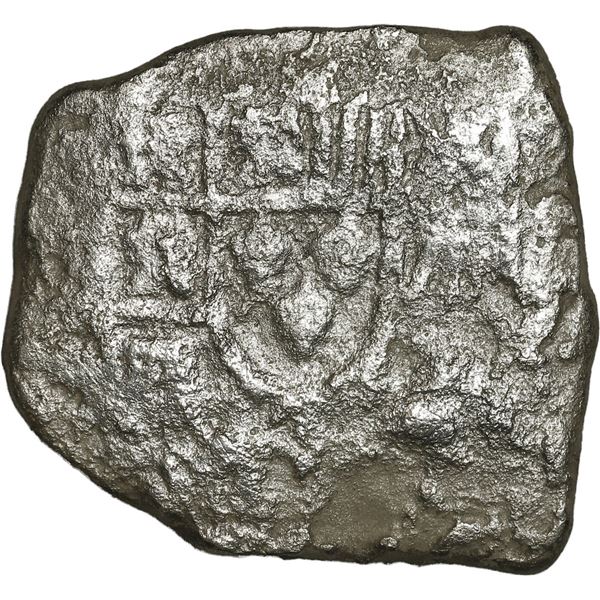 MEXICO, Mexico City, cob 4 reales, Philip V, assayer not visible (J), new-style shield and cross (17