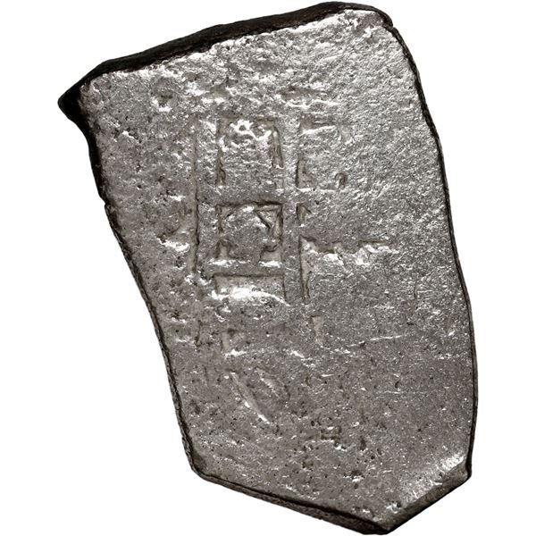 MEXICO, Mexico City, cob 4 reales, Philip V, assayer not visible (J), new-style shield and cross (17