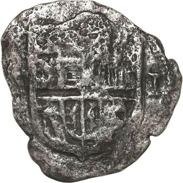 MEXICO, Mexico City, cob 1 real, Philip III, assayer not visible, ex-Morse.