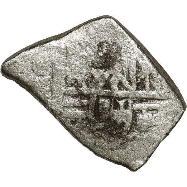 MEXICO, Mexico City, cob 1 real, Charles II, assayer not visible, ex-Buddy Martin.