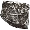 Image 2 : MEXICO, Mexico City, cob 1 real, Philip V, assayer not visible (J), style of 1705-12, ex-"Cabin Wrec