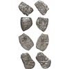 Image 1 : MEXICO, Mexico City, lot of four cob 1R, Philip V, assayers not visible, ex-Morse.