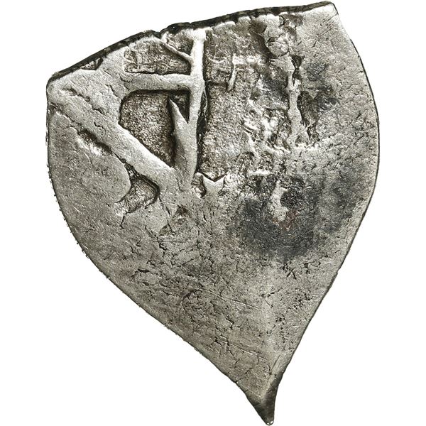MEXICO, Mexico City, cob ½ real, Charles II, assayer not visible, ex-Buddy Martin.