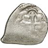 Image 2 : MEXICO, Mexico City, cob ½ real, Philip V, assayer not visible (J), new style (1714-15), ex-Buddy Ma