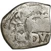 Image 1 : MEXICO, Mexico City, cob ½ real, Philip V, assayer not visible (J), new style (1714-15), ex-Buddy Ma