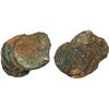 Image 1 : NETHERLANDS (United), Zeeland, clump of about six copper duits, 1752, encrusted as found.