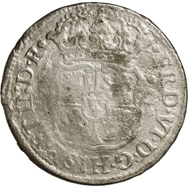 MEXICO, Mexico City, pillar 2 reales, Ferdinand VI, 1756 M.