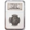 Image 1 : MEXICO, Mexico City, bust 2 reales, Charles III, 1777 FM, NGC Genuine (El Cazador Shipwreck Brown La