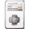 Image 1 : MEXICO, Mexico City, bust 2 reales, Charles III, 1783 FF, NGC Genuine (El Cazador Shipwreck Brown La