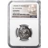 Image 1 : MEXICO, Mexico City, bust 2 reales, Charles III, 1783 FF, NGC Genuine (El Cazador Shipwreck Brown La