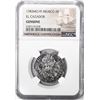 Image 1 : MEXICO, Mexico City, bust 2 reales, Charles III, 1783 FF, NGC Genuine (El Cazador Shipwreck Brown La